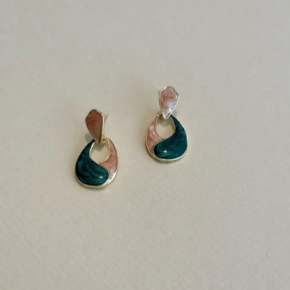 Geo dangle earrings N1085 - Picture 2 of 4